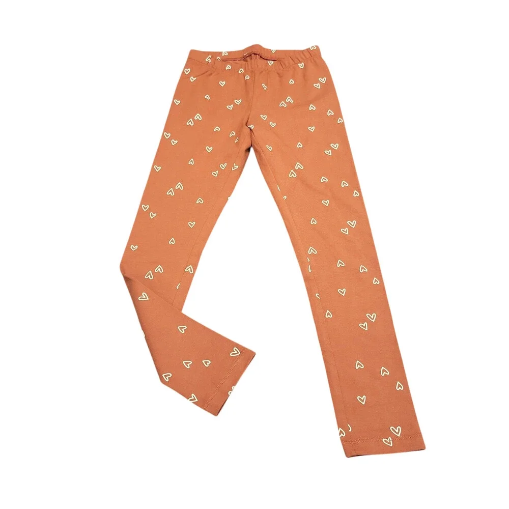 Cat & Jack Girls Rust-Orange Pull On Legging Active Pants Size Medium 8